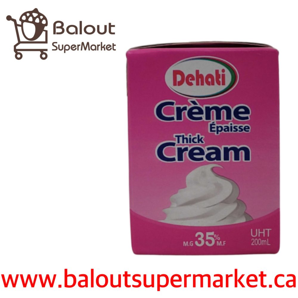 Crème Épaisse 200ml Dehati