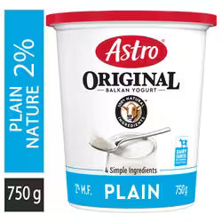 Yogourt 2% Astro 750g