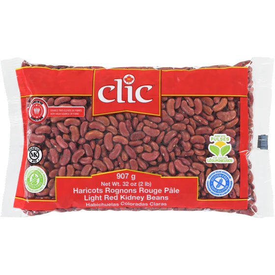 Haricot Rouge Rognons Pâle 2lbs Clic