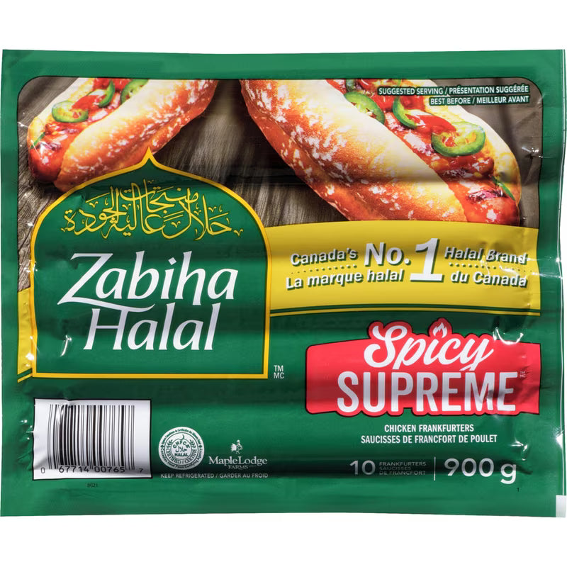 Saucisse épicée Zabiha 900g