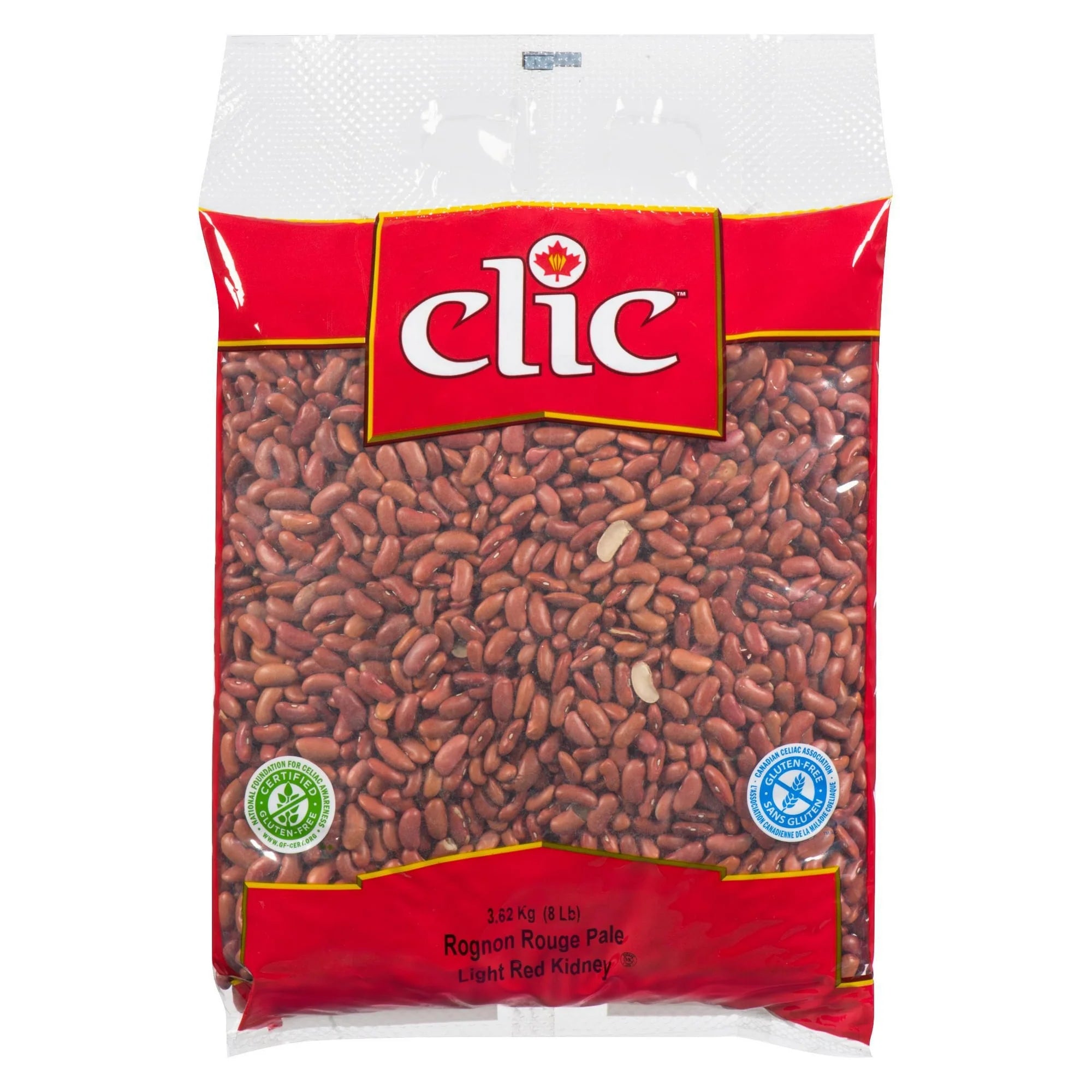 Petit Haricot Rouge Rognons Pâle 5kg Clic