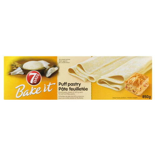 Pâte Feuilletée 850g 7days