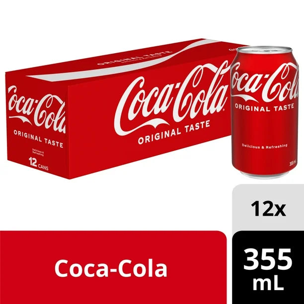 Coca Original 12 Can 355ml