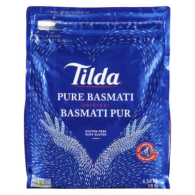 Riz Basmati 10 Lb Tilda