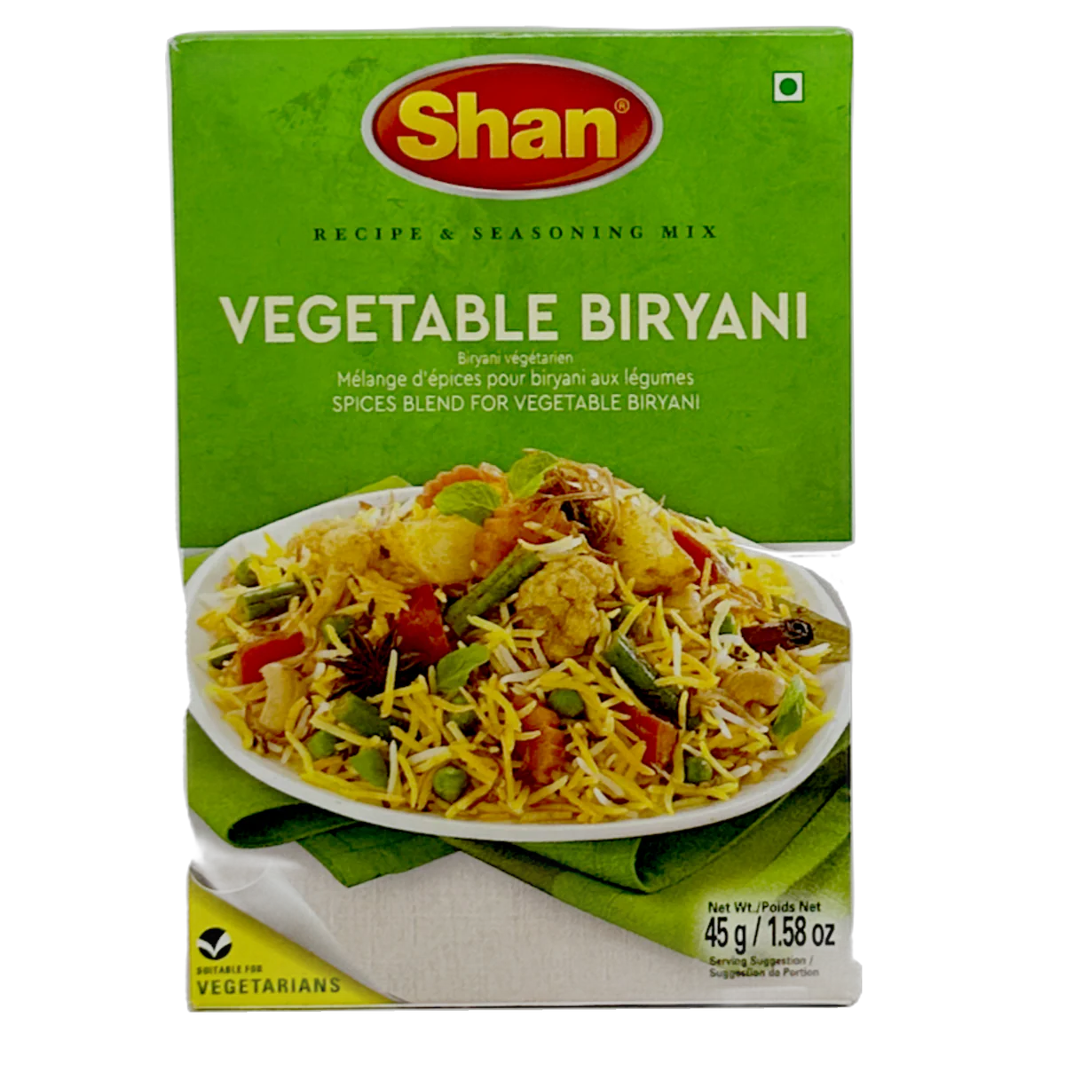 Biryani Légumes 45g Shan