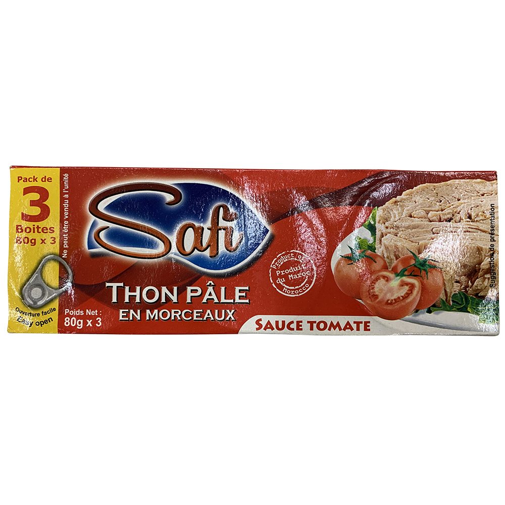 Thon Pâle 3x80g Safi