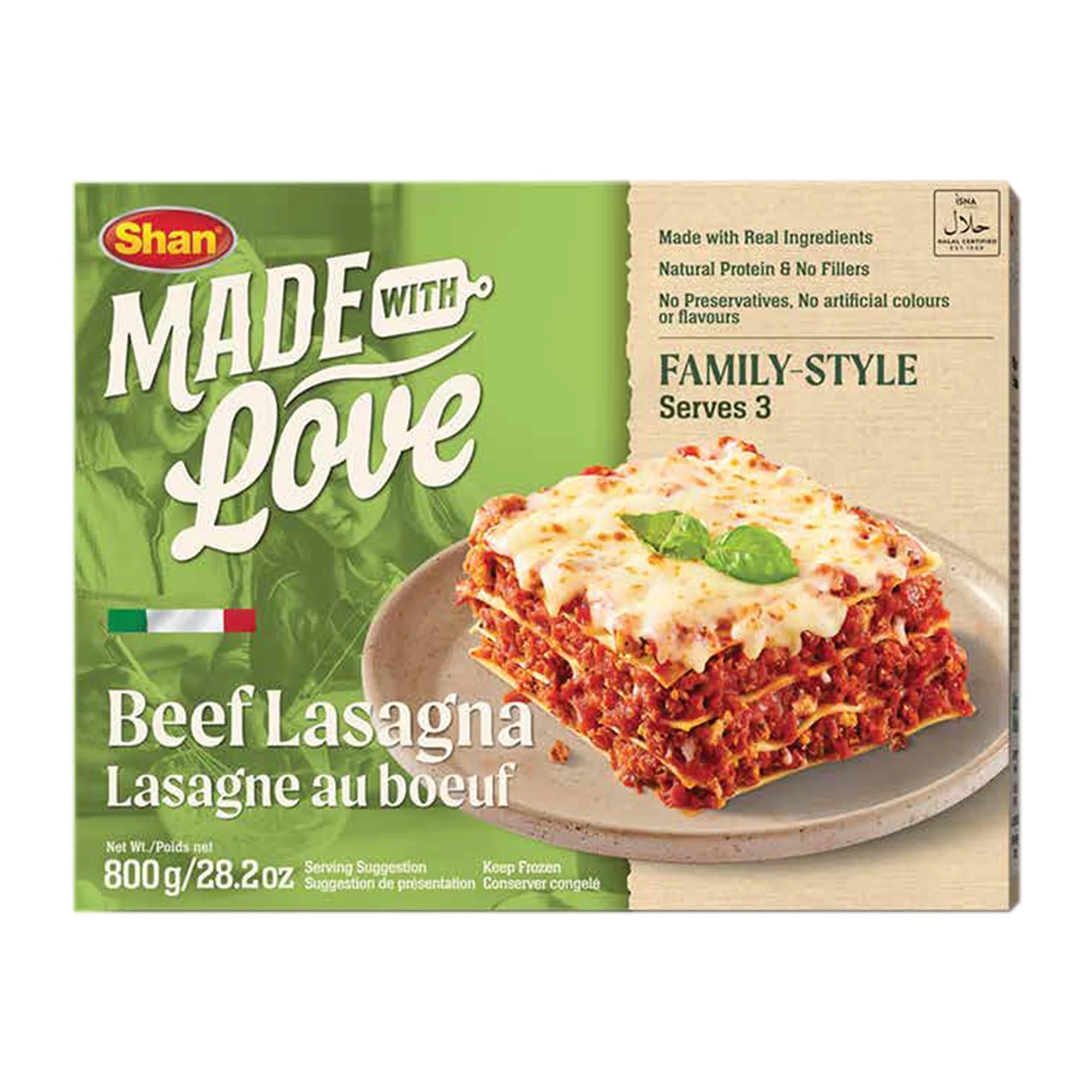 Shan Beef Lasagna 800g