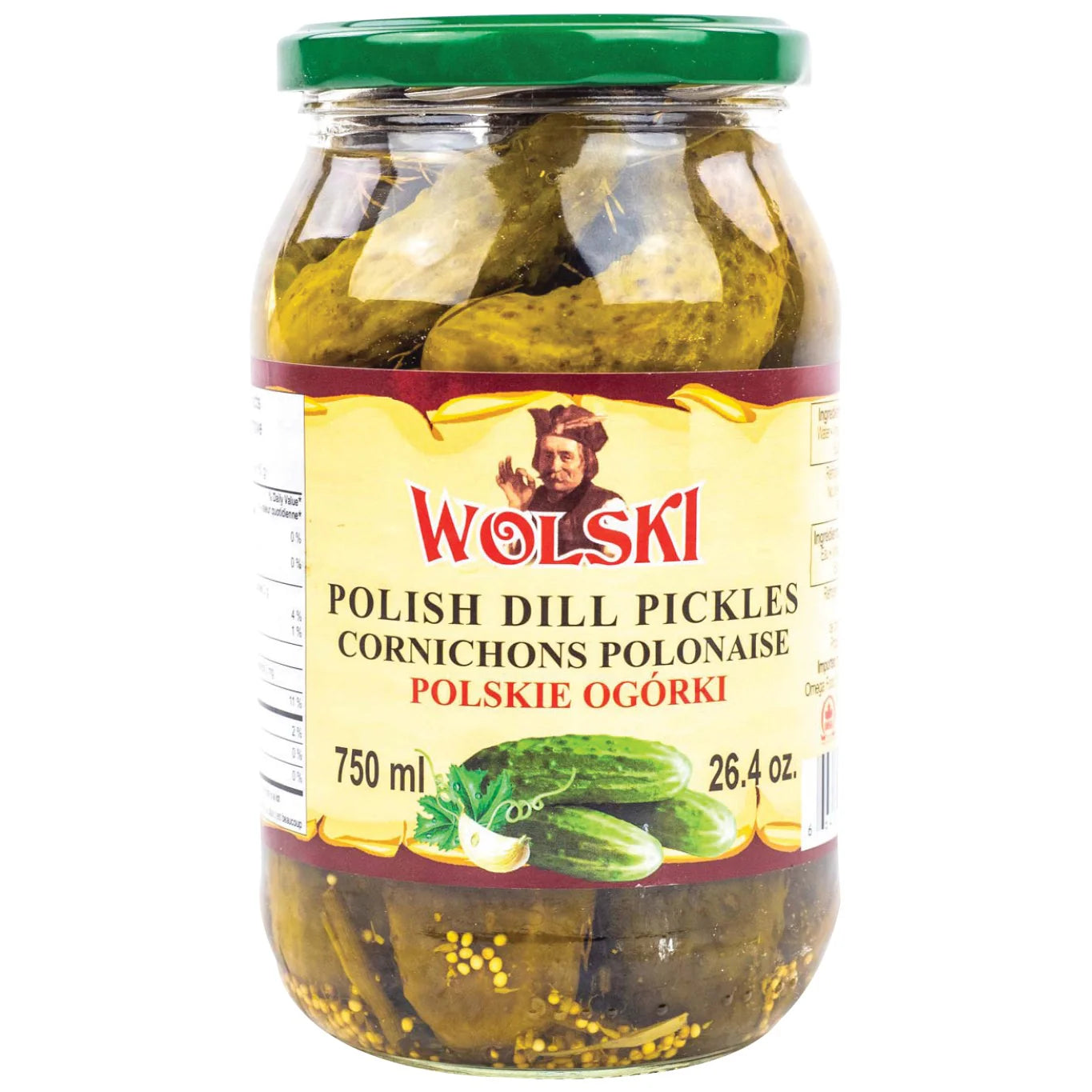 Cornichons Po. Wolski 750ml
